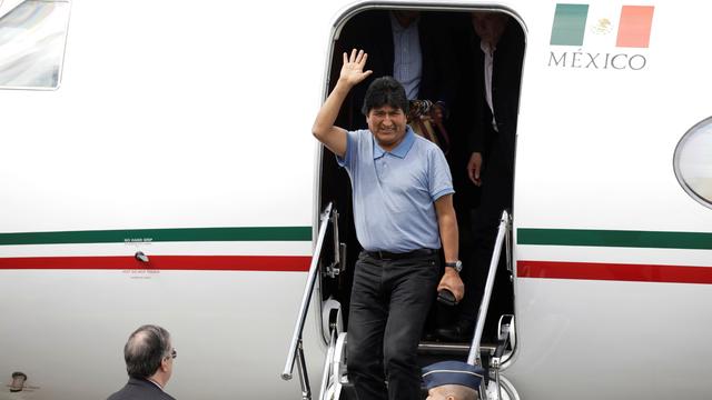 Evo Morales est arrivé au Mexique. [Reuters - Luis Cortes]