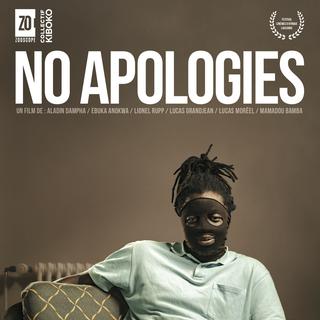 L'affiche du documentaire ''No Apologies'', sur le vécu des hommes noirs précaires à Lausanne. [zooscope.ch - Jorge Stamatio]