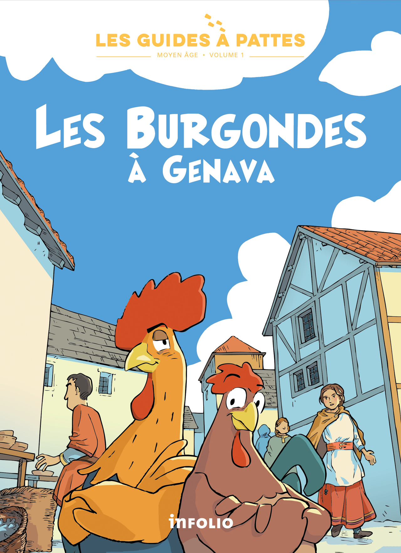 Vol. 1. Les Burgondes à Genava [Texte : Lucile Tissot. Illustration : Bernard Reymond Collaboration : Association AvAnt Ge et Site archéologique de la Cathédrale Saint-Pierre, Genève (GE)]