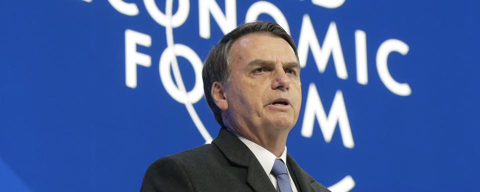 Jaïr Bolsonaro en quête de crédibilité à Davos [Kestone/AP photo - Markus Schreiber]