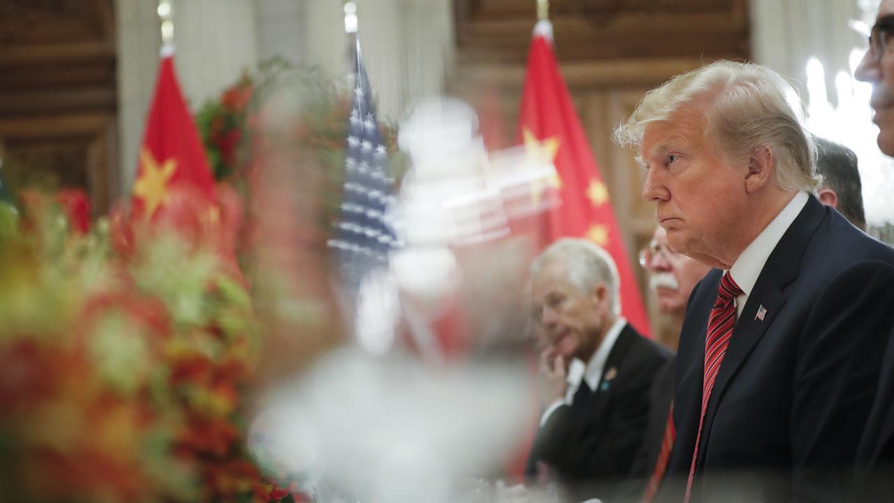 Donald Trump remet la pression sur Pékin avant d'importantes négociations. [Keystone - Pablo Martinez Monsivais]