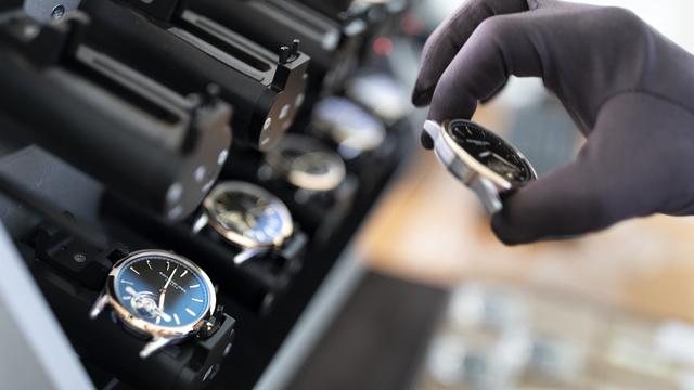 L'horlogerie s'impatiente de l'heure du Brexit [Keystone - Gaetan Bally]