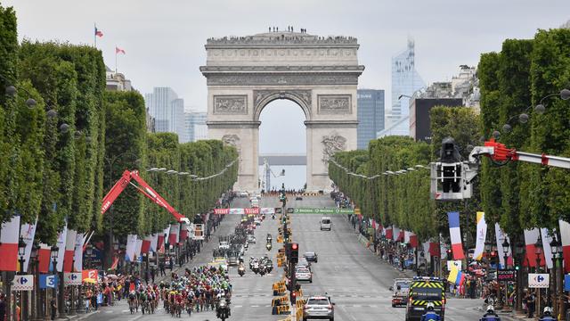 L'arrivée du Tour de France sur les Champs-Elysées. [AFP - Mustafa Yalcin]