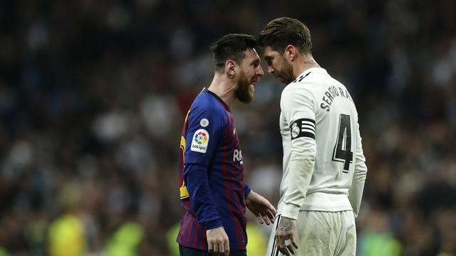 Lionel Messi contre Sergio Ramos. Le clasico pourrait une fois de plus être bouillant, mercredi soir. [AP - Manu Fernandez]