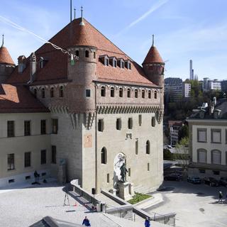 Le château Saint-Maire à Lausanne, siège du gouvernement du canton de Vaud. [Keystone - Laurent Gillieron]