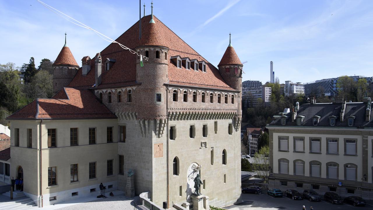 Le château Saint-Maire à Lausanne, siège du gouvernement du canton de Vaud. [Keystone - Laurent Gillieron]