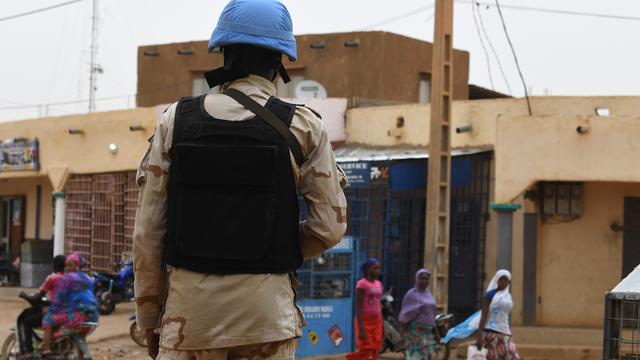 Un membre des casques bleus, ici à Gao au Mali, en août 2018. [AFP - Seyllou]