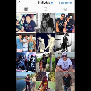 Une image du compte Instagram de Johnny Hallyday. [DR]