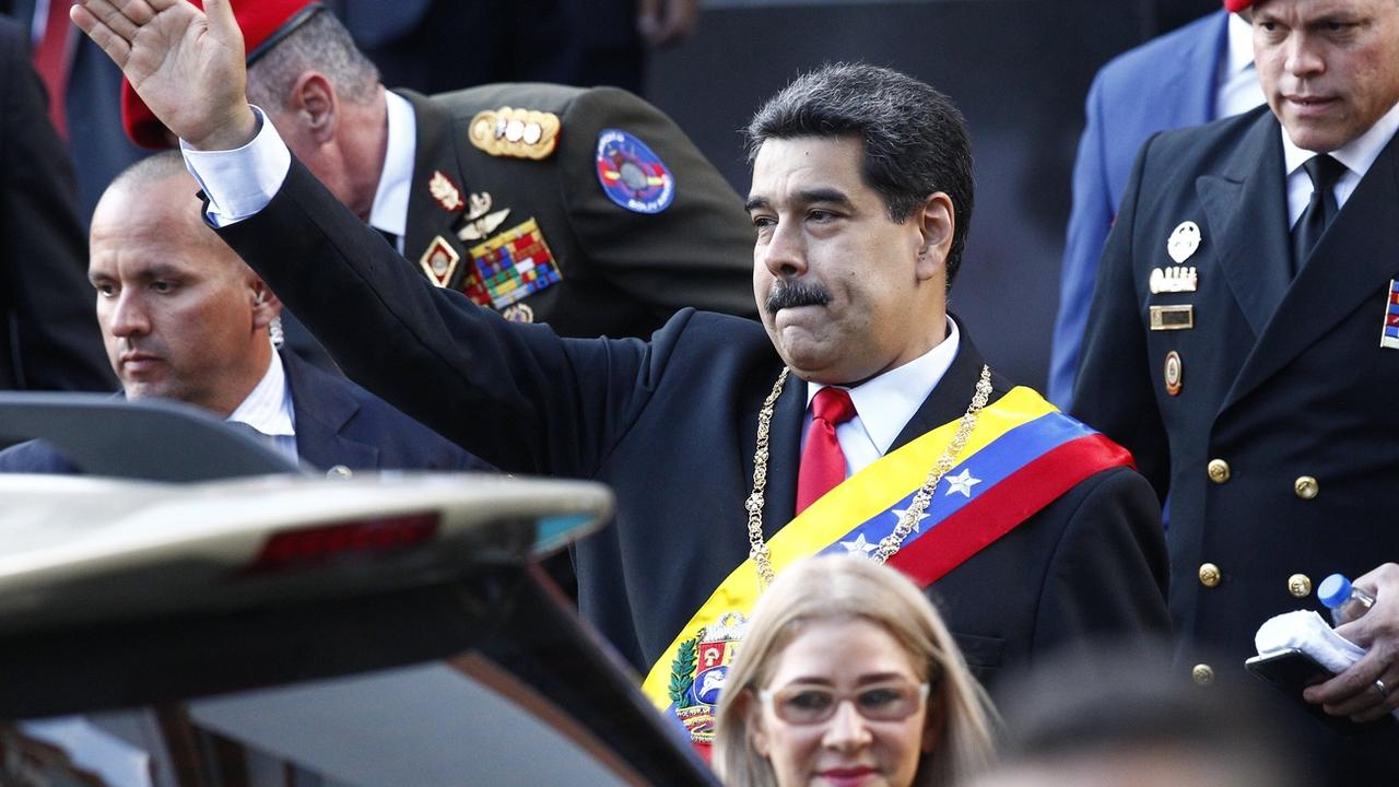 Le président vénézuélien Nicolas Maduro, photographié le 7 août 2019. [AP Photo - Leonardo Fernandez]