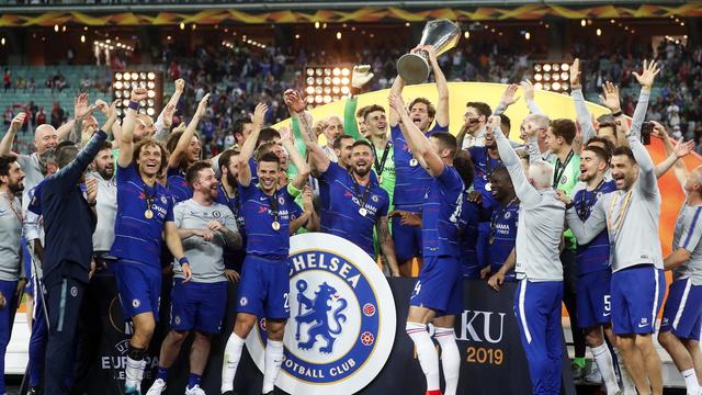 Chelsea remporte sa deuxième Europa League. [KEYSTONE - Maxim Shipenkov]