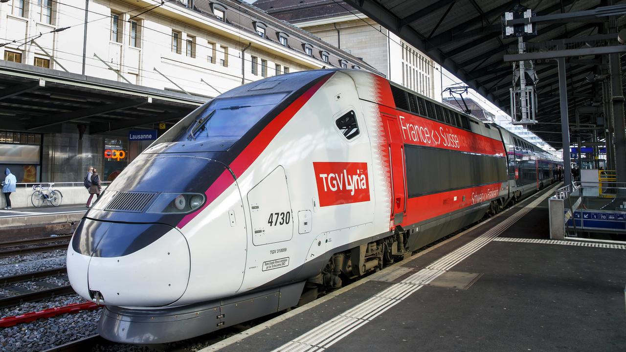 Tous les TGV sont supprimés entre la Suisse romande et la France. [Keystone - Salvatore Di Nolfi]
