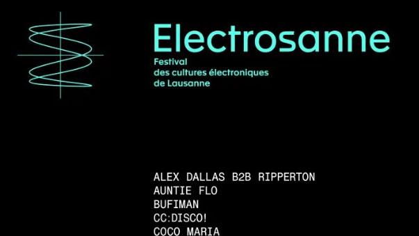 L'affiche du festival Electrosanne 2019. [Electrosanne - DR]