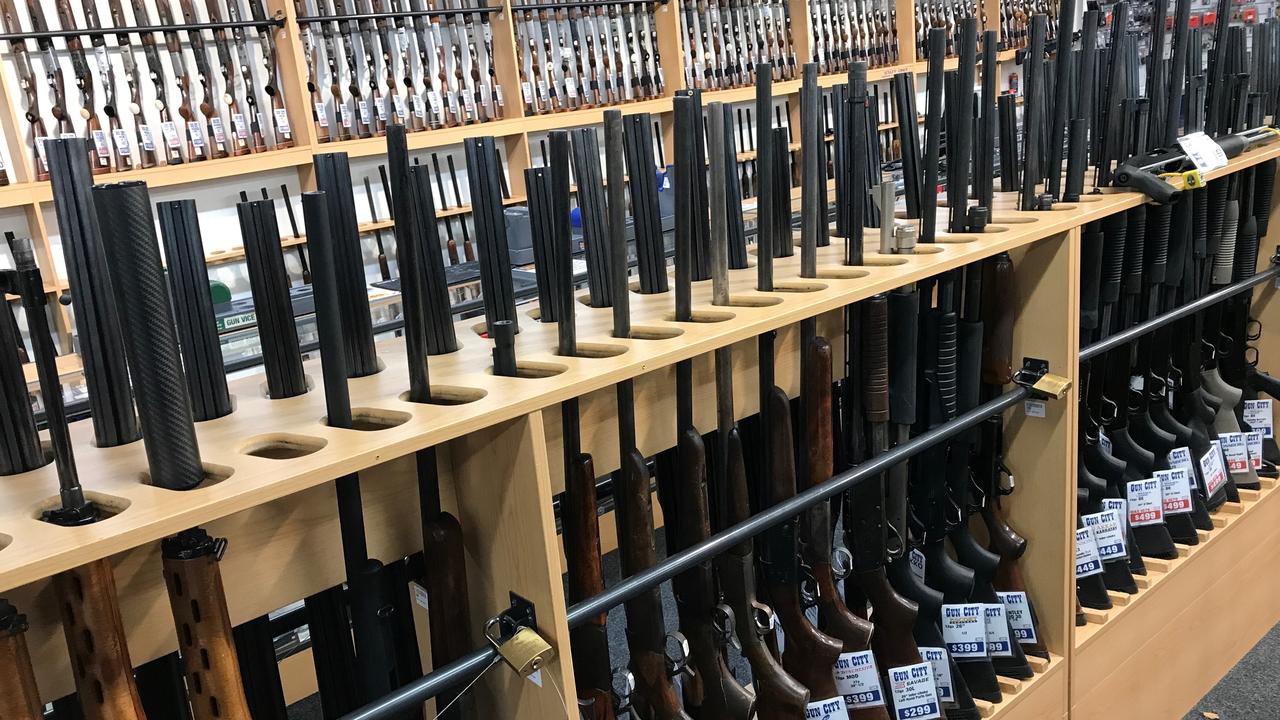 Des armes dans un magasin de Christchurch, en Nouvelle-Zélande. [Reuters - Jorge Silva]