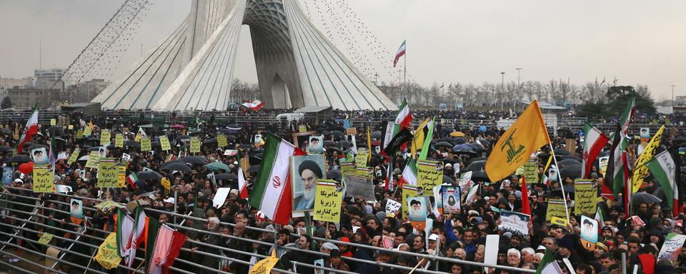 L'Iran célèbre les quarante ans de la révolution islamique. [AP Photo/Keystone - Vahid Salemi]