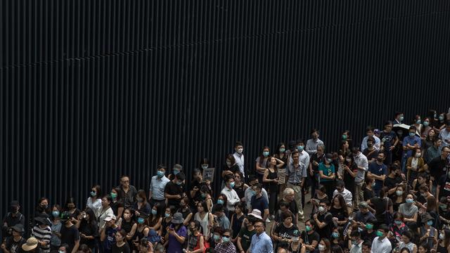 Le climat est toujours tendu à Hong Kong. [EPA/Keystone - Roman Pilipey]