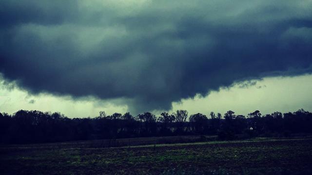 Une tornade photographiée par un internaute à Dotha, dans l'Alabama, ce 3 mars 2019. [AFP - COURTESY OF JUSTIN MERRITT, INSTAGRAM]