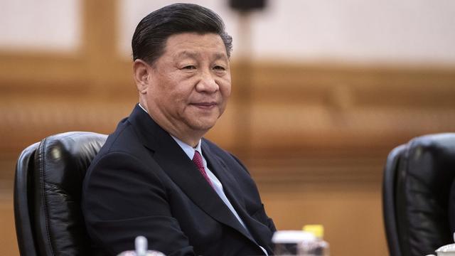 Xi Jinping, lors d'un meeting à Pékin le 25 juin 2019. [Keystone - Nicolas Asfouri]