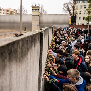 Commémorations des 30 ans de la chute du Mur de Berlin. [Keystone/DPA - Michael Kappeler]