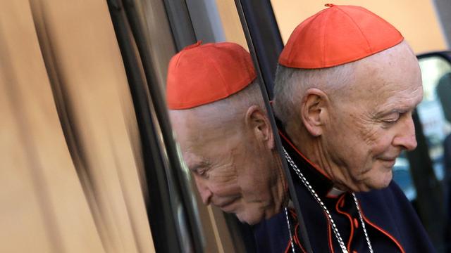 Le cardinal Theodore McCarrick lors d'un synode au Vatican en mars 2013. [Reuters - Max Rossi]