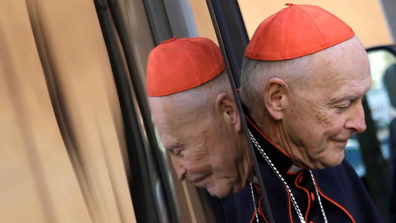 Le cardinal Theodore McCarrick lors d'un synode au Vatican en mars 2013. [Reuters - Max Rossi]