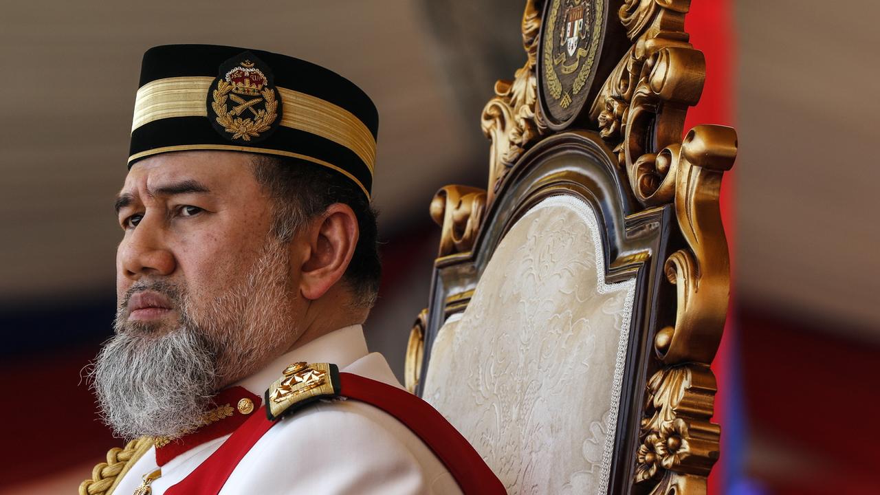 Le roi de Malaisie Mohammed V avait été élu en décembre 2016. [Keystone - Ahmad Yusni]