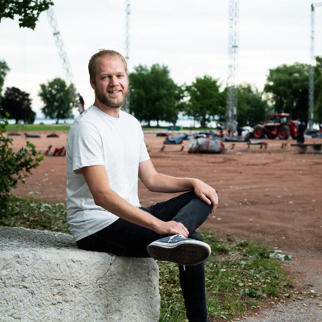 Antonin Rousseau, président et programmateur de Festi'Neuch. [Arcinfo - Lucas Vuitel]