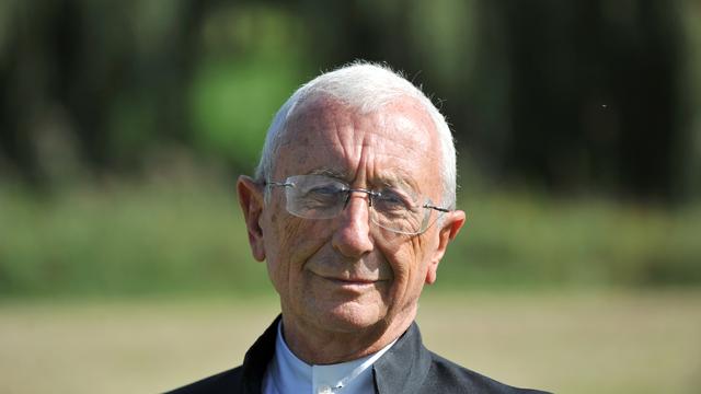 L'abbé Alain de la Morandais, photographié en 2011. [Alain JOCARD - AFP]