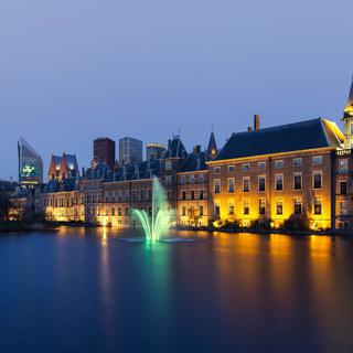 Une vue du parlement néerlandais à La Hague. [Keystone - Christophe Vandercam]