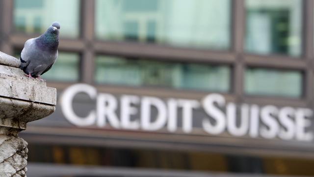 Credit Suisse a communiqué sur les résultats trimestriels. [Keystone - Antonio Calanni]