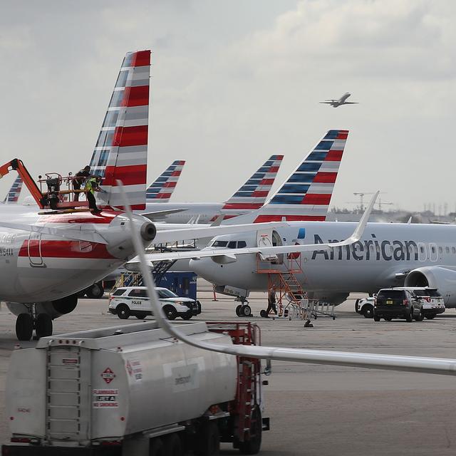 Avec 24 Boeing 737 MAX dans sa flotte, American Airlines est la 2ème compagnie la plus touchée par le grounding imposé à cet appareil. [AFP - Joe Raedle]