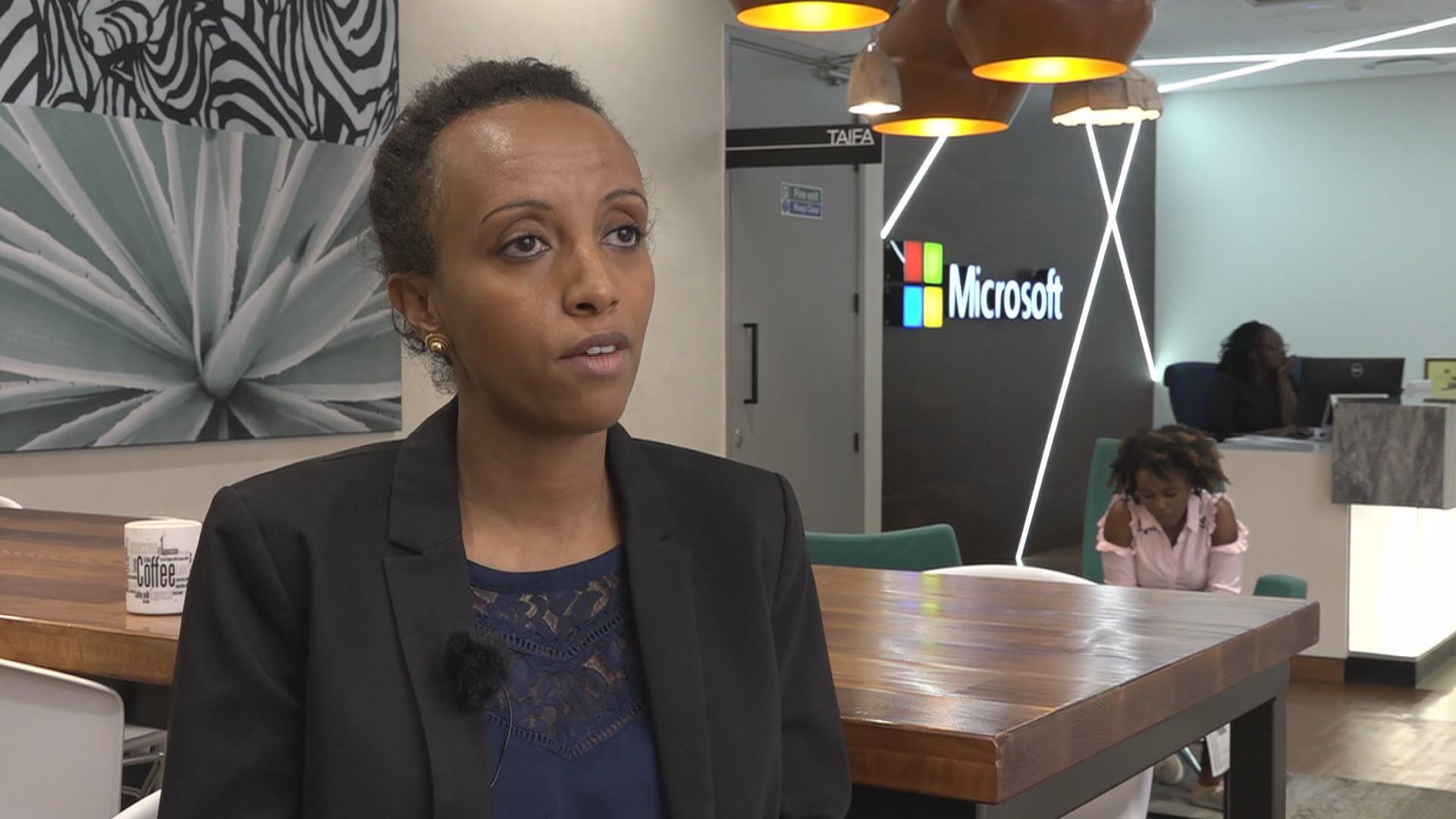 Amrote Abdella, directrice de Microsoft4Afrika. [RTS]