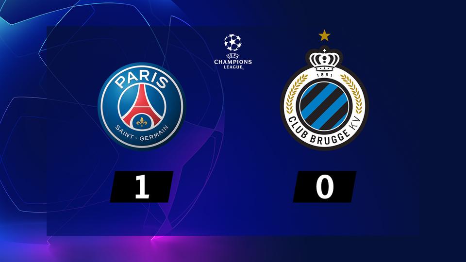 4ème journée, PSG - Bruges (1-0): résumé de la rencontre