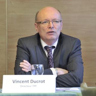 Vincent Ducrot, en mars 2013 à Lausanne. [Keystone - Christian Brun]
