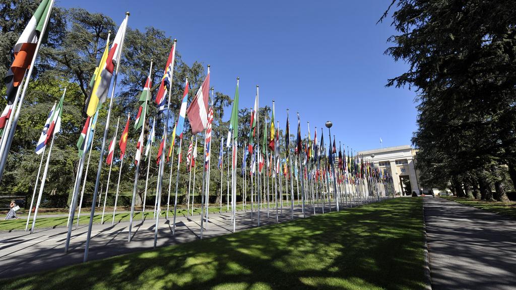 Genève accueille le 1er Forum mondial sur les réfugiés. [Keystone - Martial Trezzini]