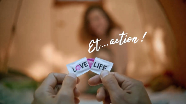 La campagne veut encourager une utilisation plus systématique du préservatif. [Love Life]