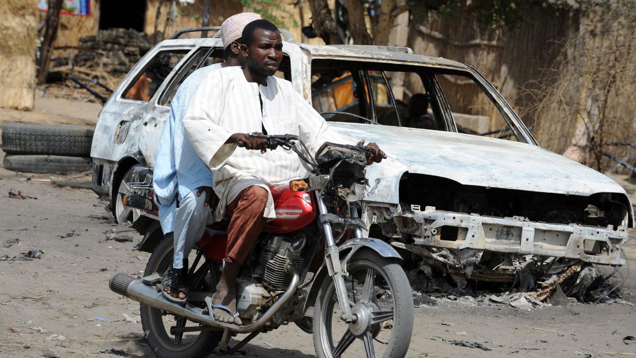 Les djihadistes intensifient les attaques dans le nords-est du Nigeria (image d'illustration à Baga en 2013). [AFP - Pius Utomi Ekpei]