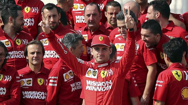 Charles Leclerc (4e) a devancé son coéquipier Sebastian Vettel (5e) au classement général de la saison 2019. [Luca Bruno]