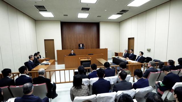 Le directeur général de Renault Carlos Ghosn comparaît à sa demande devant un tribunal de Tokyo. [Kiyoshi Ota]