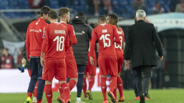 La déception était manifeste dans le clan helvétique à la fin du match. [Georgios Kefalas]