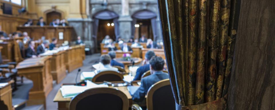 Vue sur la salle du Conseil des Etats. [Keystone - Alessandro della Valle]