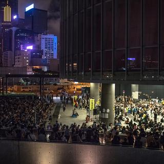 Des manifestants à Hong Kong. [EPA/Keystone - Romain Pilipey]