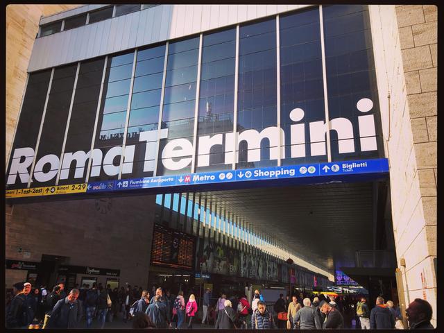 La gare principale de Rome. [RTS - Juliette Galeazzi]