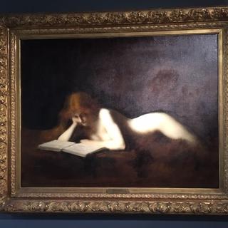 Jean-Jacques Henner, "La liseuse", 1883, Paris, musée d'Orsay. [RTS - Arianne Hasler]