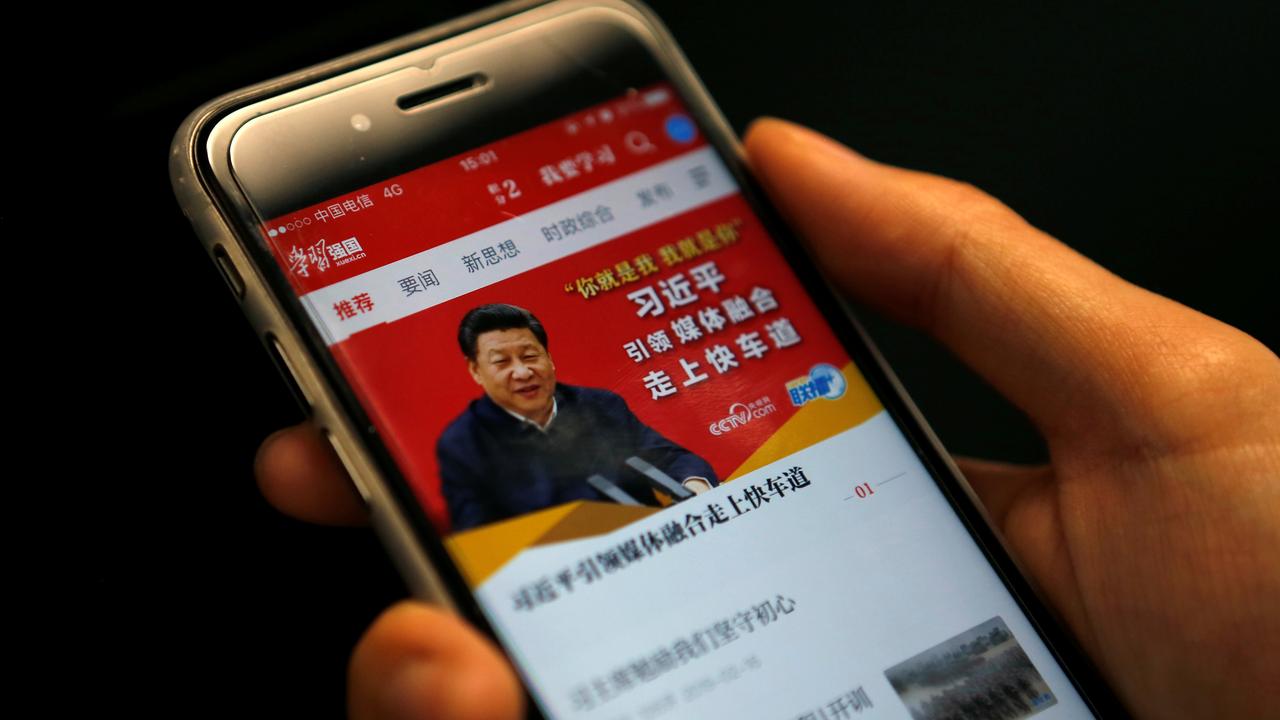 L'application mobile chinoise destinée aux membres du Parti communiste. [Reuters - Reuters Staff]