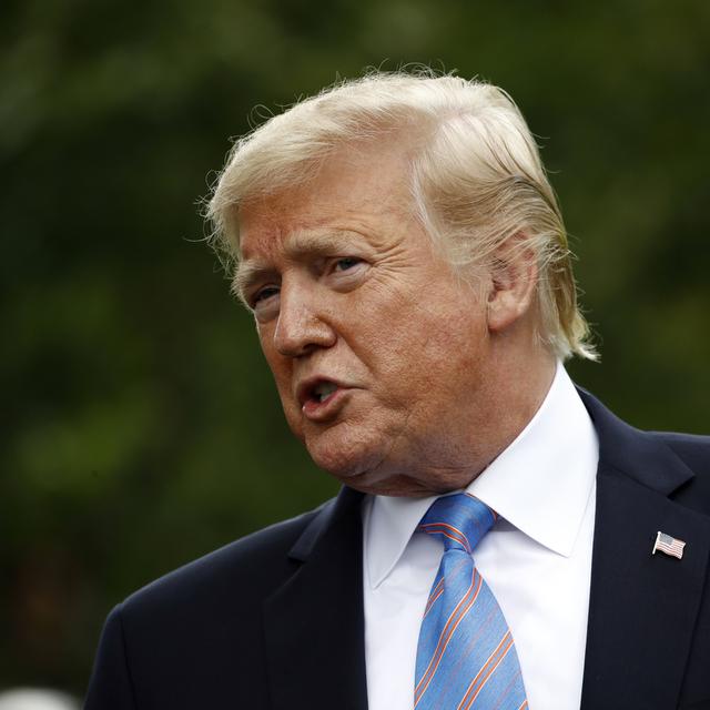 Donald Trump à Washington, ce lundi 10 juin 2019. [AP Photo - Patrick Semansky]