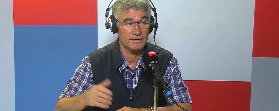 Le géologue et responsable du service géologique national au sein de lʹOffice fédéral de topographie (Swisstopo), Olivier Lateltin.