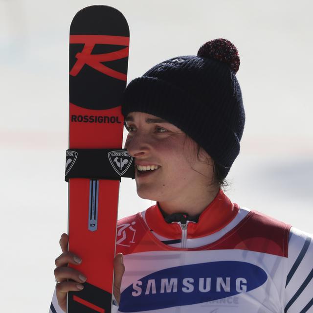 Marie Bochet, skieuse handisport française. [AP Photo/Keystone - Ng Han Guan]