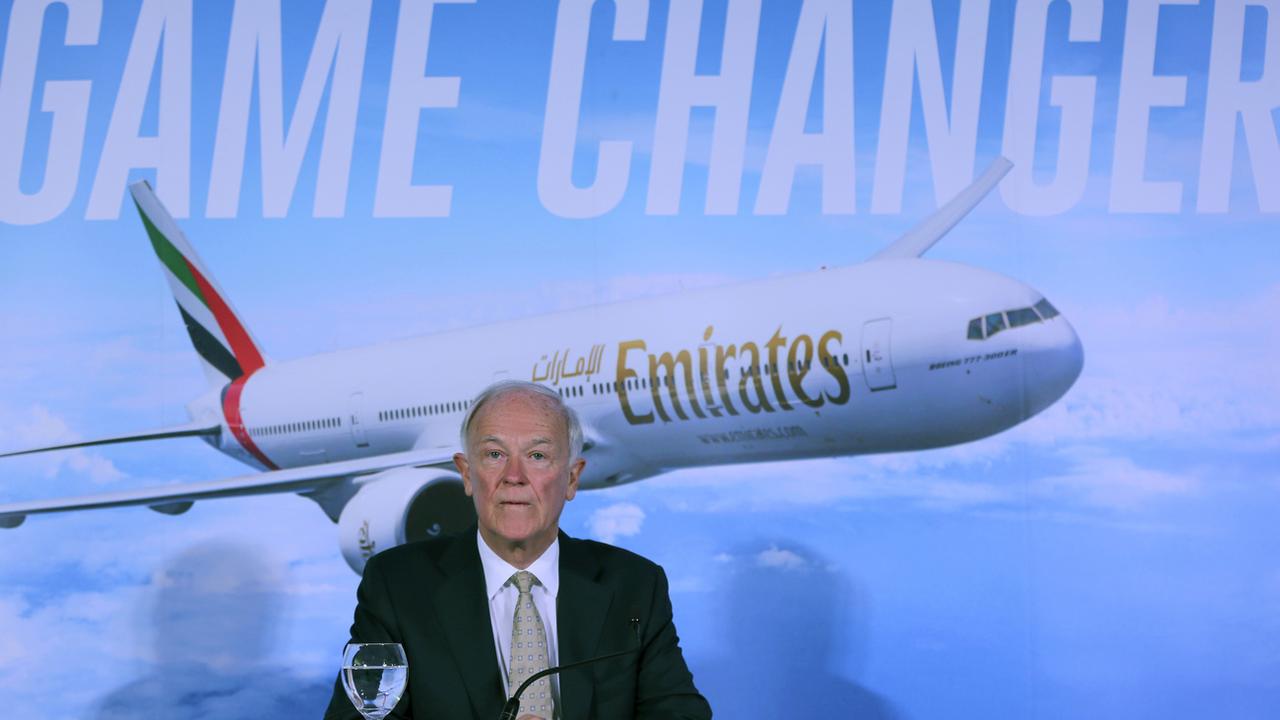 Tim Clark, le futur ex-patron d'Emirates. [Keystone - AP Photo/Kamran Jebreili]