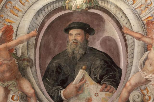 Un portrait de Magellan à la villa Farnese, en Italie. [afp - Manuel Cohen]