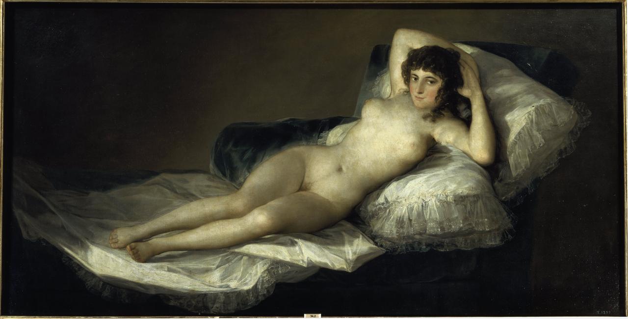 "La maja nue", peinture de Francisco Goya y Lucientes (1746-1828), exposée à Madrid, Museo del Prado. [Leemage - Luisa Ricciarini]